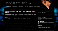 Desktop Screenshot of escort-my-lady.de